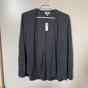 NEW Old Navy Gray Open Front Cardigan